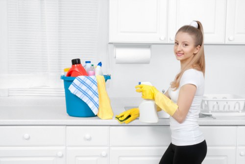 Local cleaning team preparing a property for a one-off clean in Chiswick