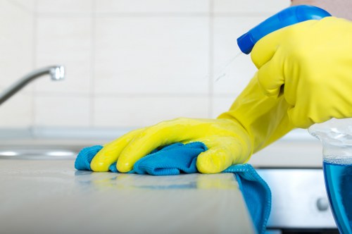 Skilled local carpet cleaners in Chiswick working with modern equipment