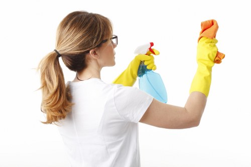 Local cleaners working in a Chiswick flat with attention to access and detail