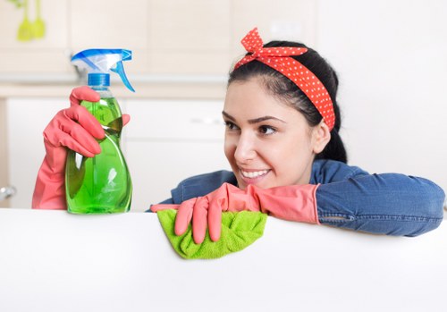 Local cleaner preparing a Chiswick property for a one-time deep clean